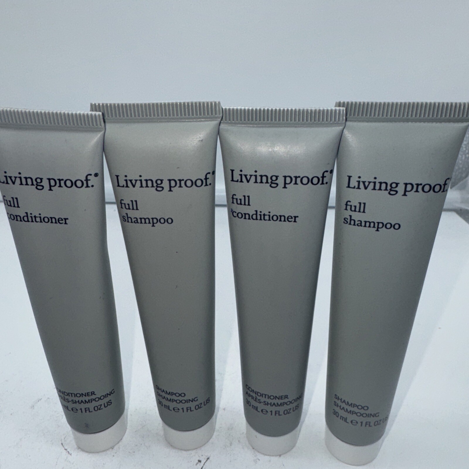 *Living Proof 2x Full Shampoo and 2x Conditioner 1 oz Travel Set 4 pcs total