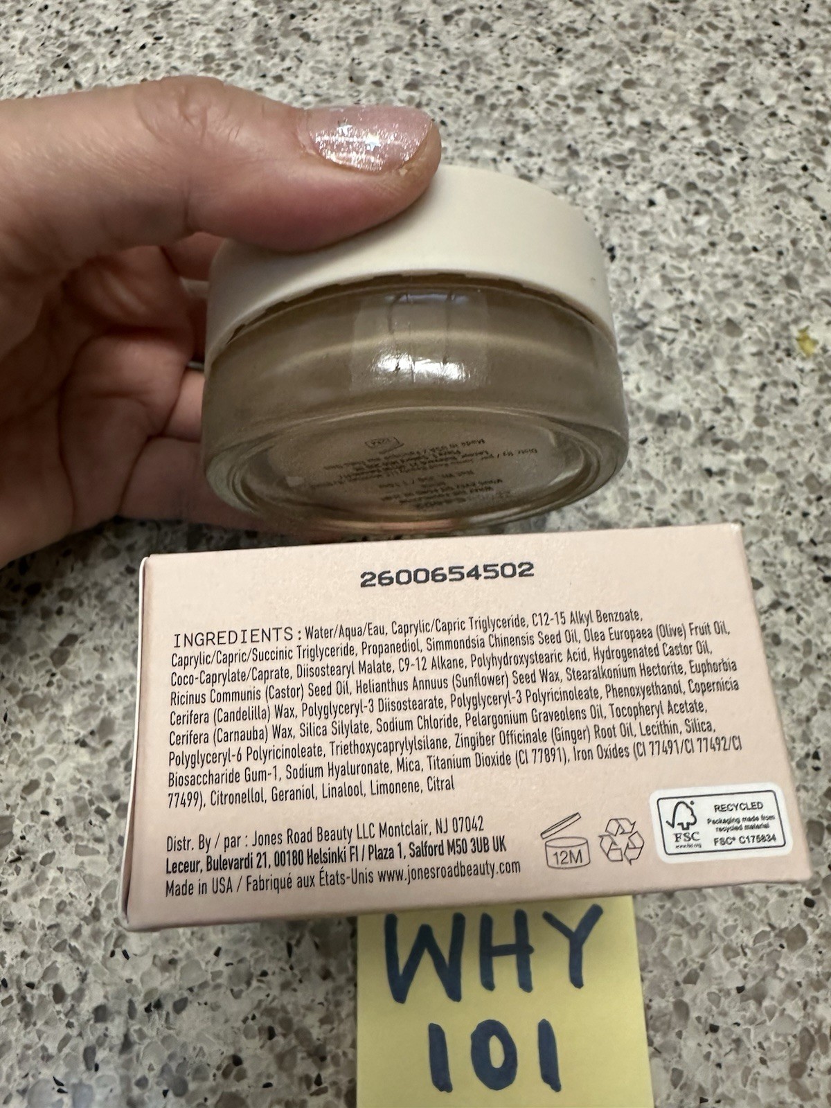 Jones Road Bobbi Brown What The Foundation BEIGE 1.14oz/35g FULL SZ NEW BOX $46
