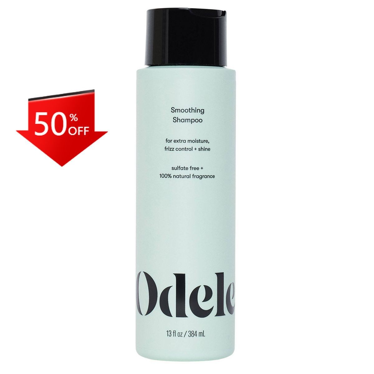 Odele Smoothing Shampoo for Frizz Control + Shine – 13 fl oz: Curly & Dry Hair