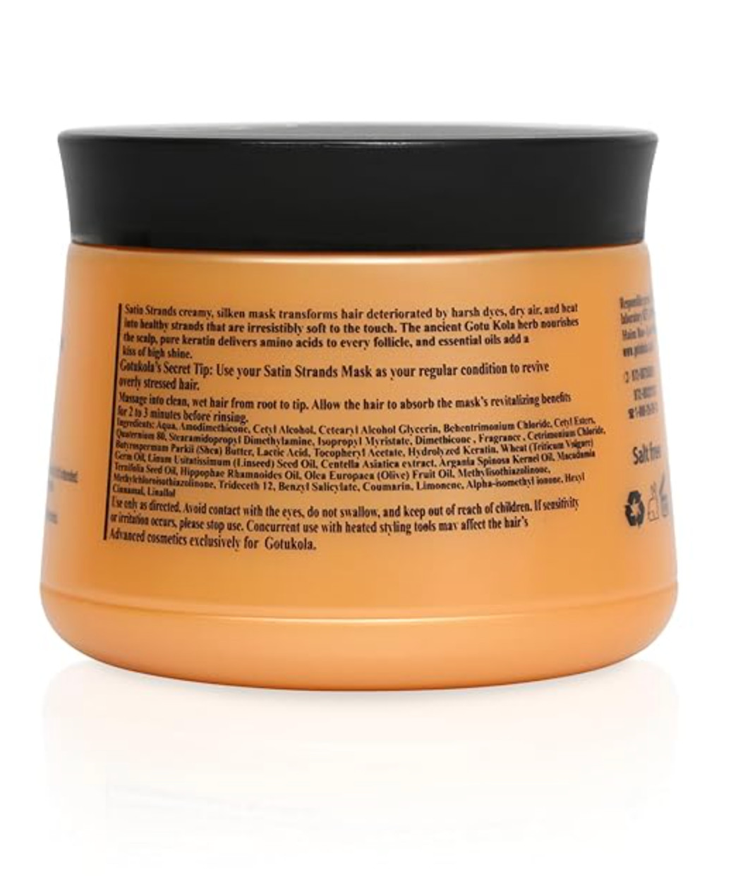 Gotukola Keratin Hair Mask for Dry Damaged Hair – Deep Conditioner Treatment