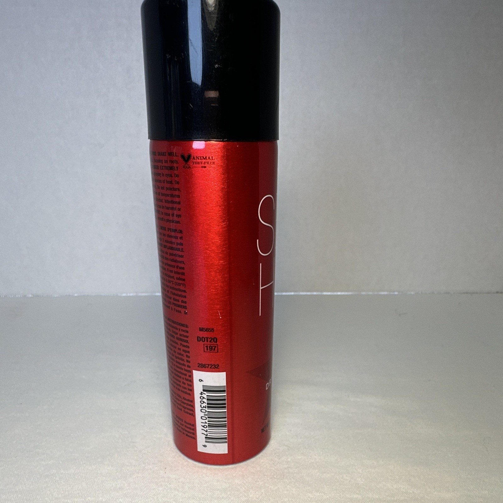 Sexy Hair Big Dry Shampoo Spray Cruelty-Free/No Animal Testing 3.4 oz