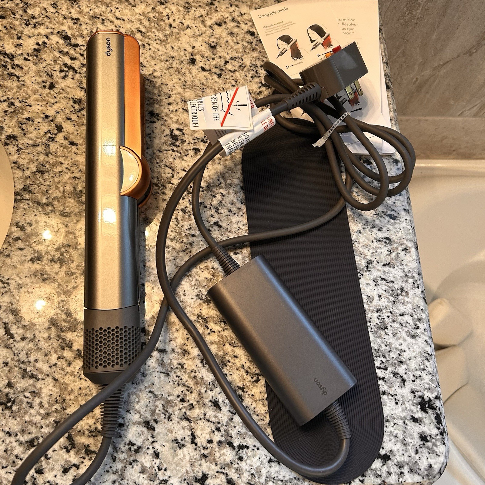 Dyson Airstrait Nickel & Copper H506 Hair Straightener Drier