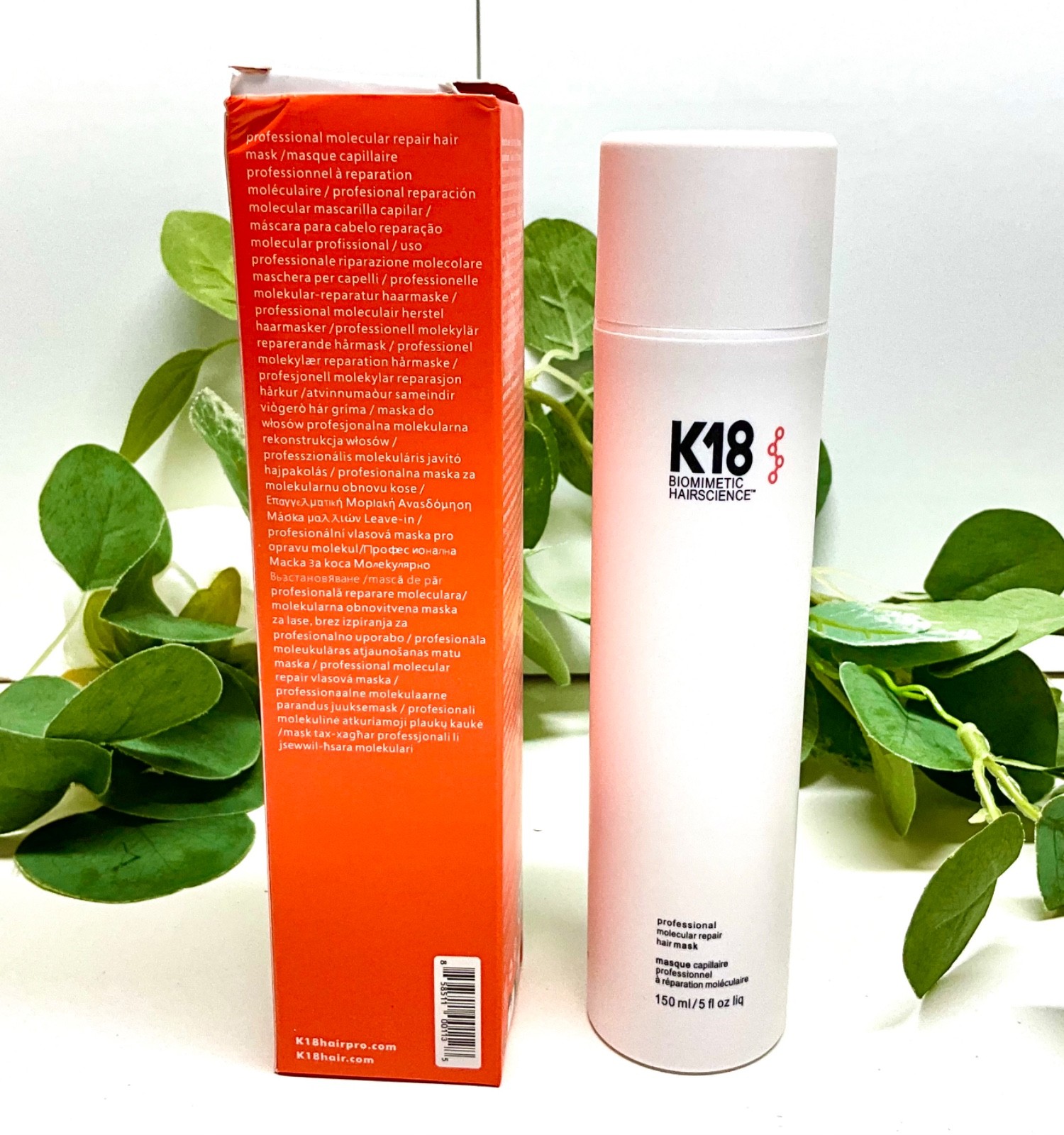 K18 Biomimetic Hairscience Professional Molecular Repair Hair Mask 150ml/5oz