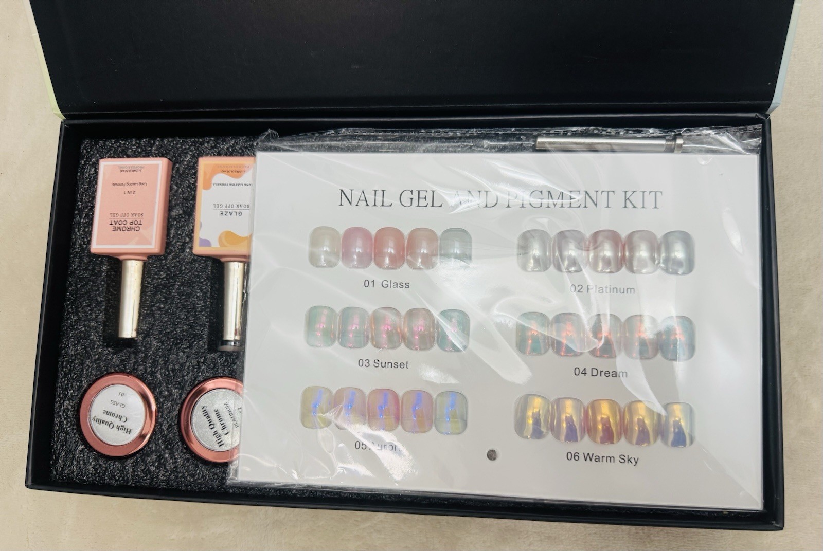 Gel Nail And Pigment Kit