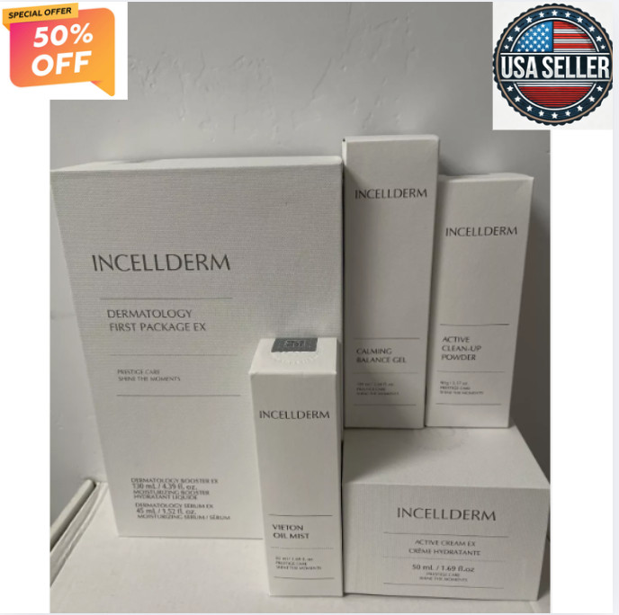 ICD Luxury Skin Care Collection 6PCS Booster Serum Cream Full Size