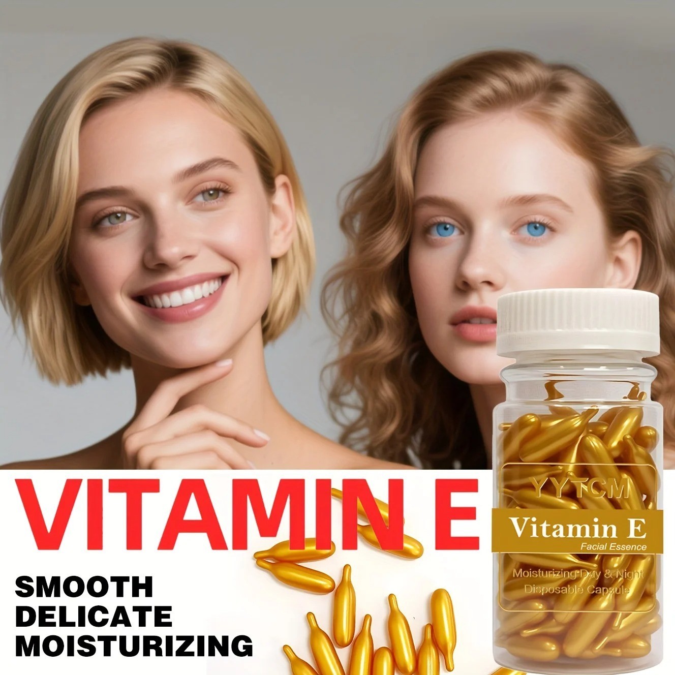 New Vitamin E Serum Capsules Hydrating Facial Essence Fast Shipping