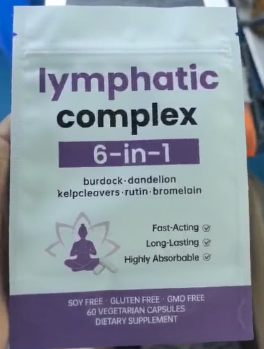 6-in-1 Lymphatic Complex,Lymphatic Drainage Supplements|Herbal Blend