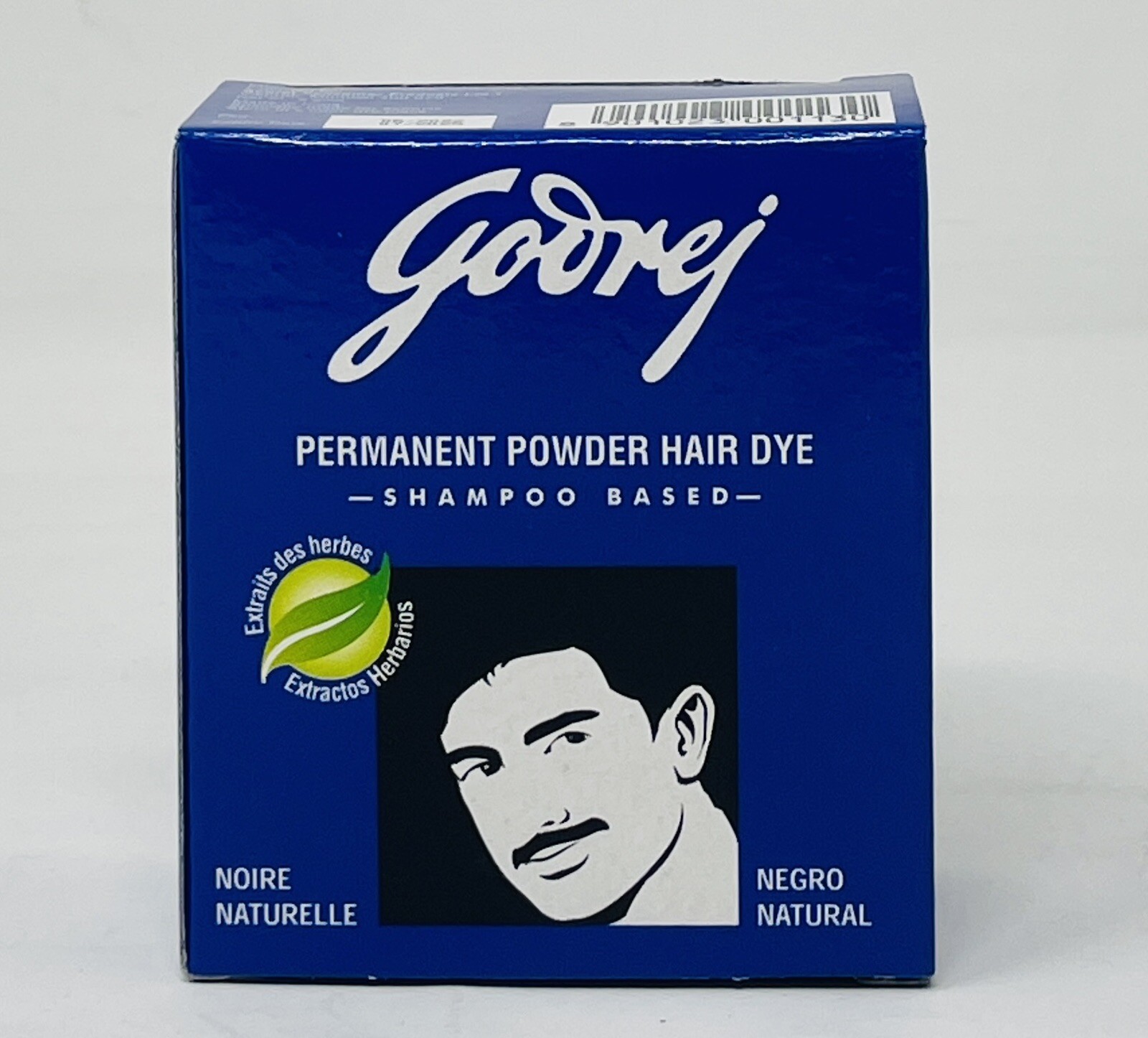 Godrej Permanent Powder Hair Dye Herbal Extracts Natural Black Exp/25