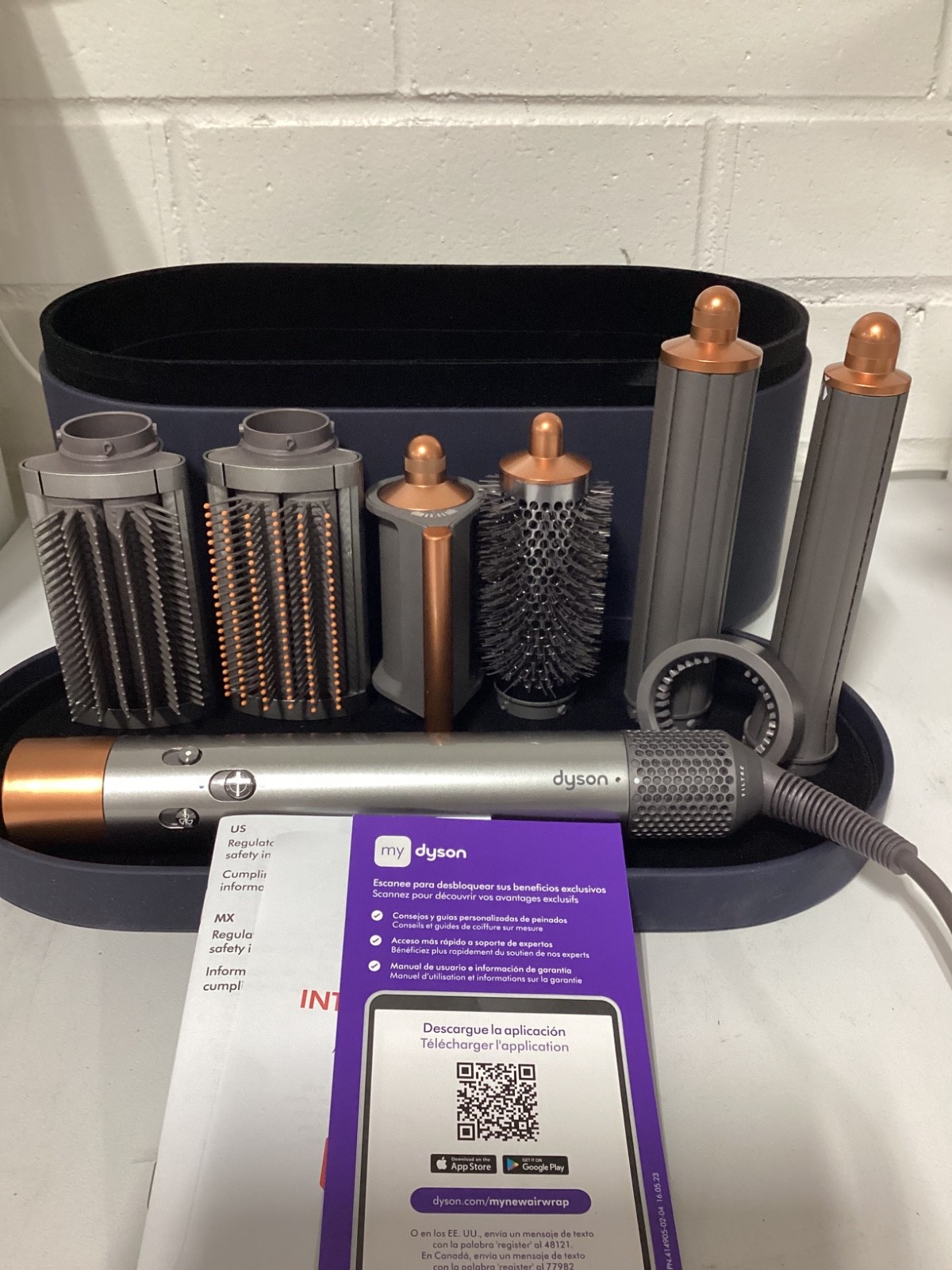 Dyson Air wrap multi-styler Complete Long (Nickel/Copper)