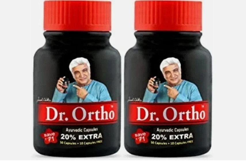 (Set of 2) Dr.Ortho 100% Ayurvedic Capsules 60 Capsules For Pain Relife
