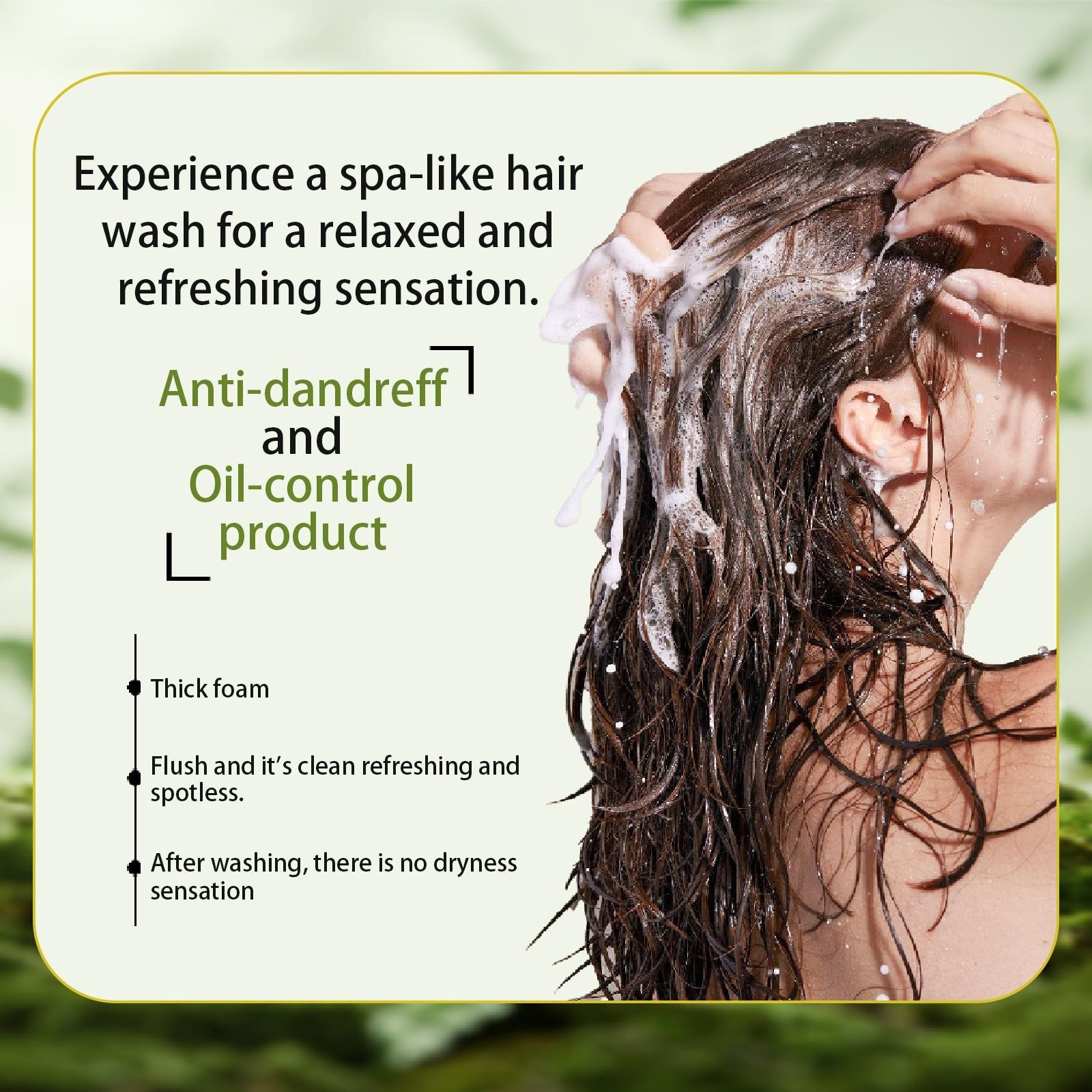 Tgideas Full Best Anti-Hair Loss Solutions Natural Hair growth Rosemary shampoo