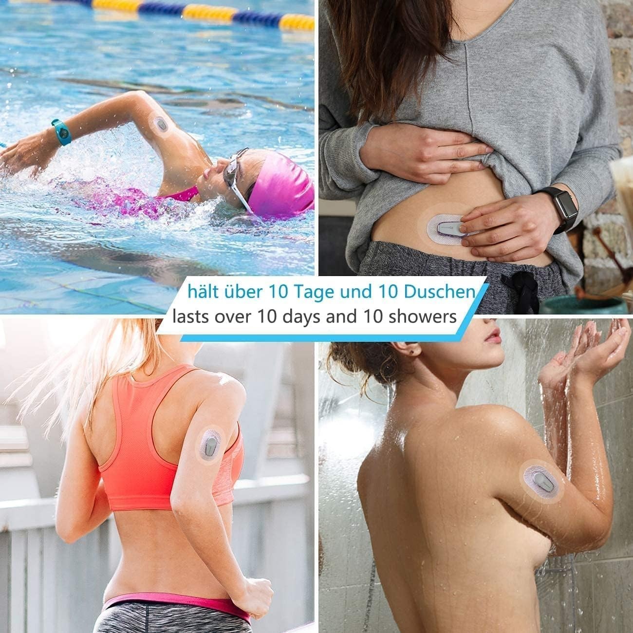 Ultra-Comfortable 20 Pack Dexcom G6 Waterproof Adhesive Patches – 10-14 Days Use