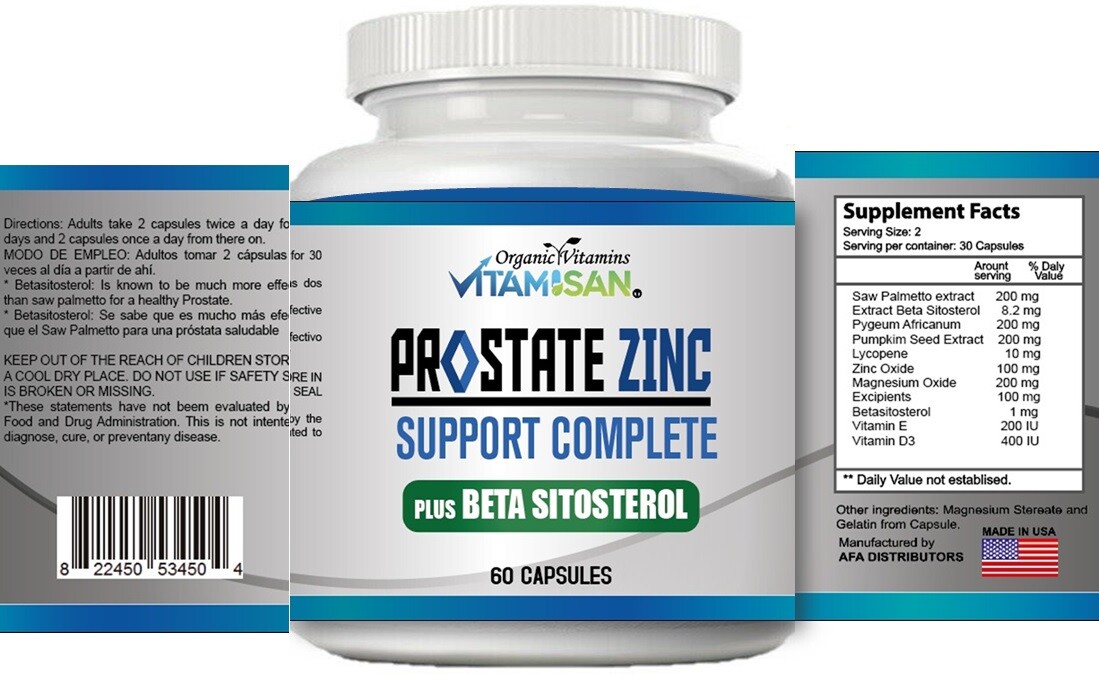 3 Prostate Supplement Urinary Support Capsules prostate zinc Saw Palmetto