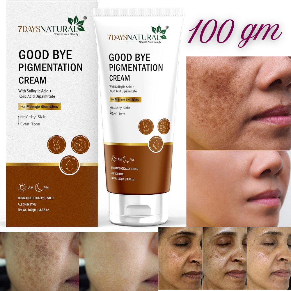 7DAYSNATURAL Anti Pigmentation Face Cream for Women deep cleansing 100 gm