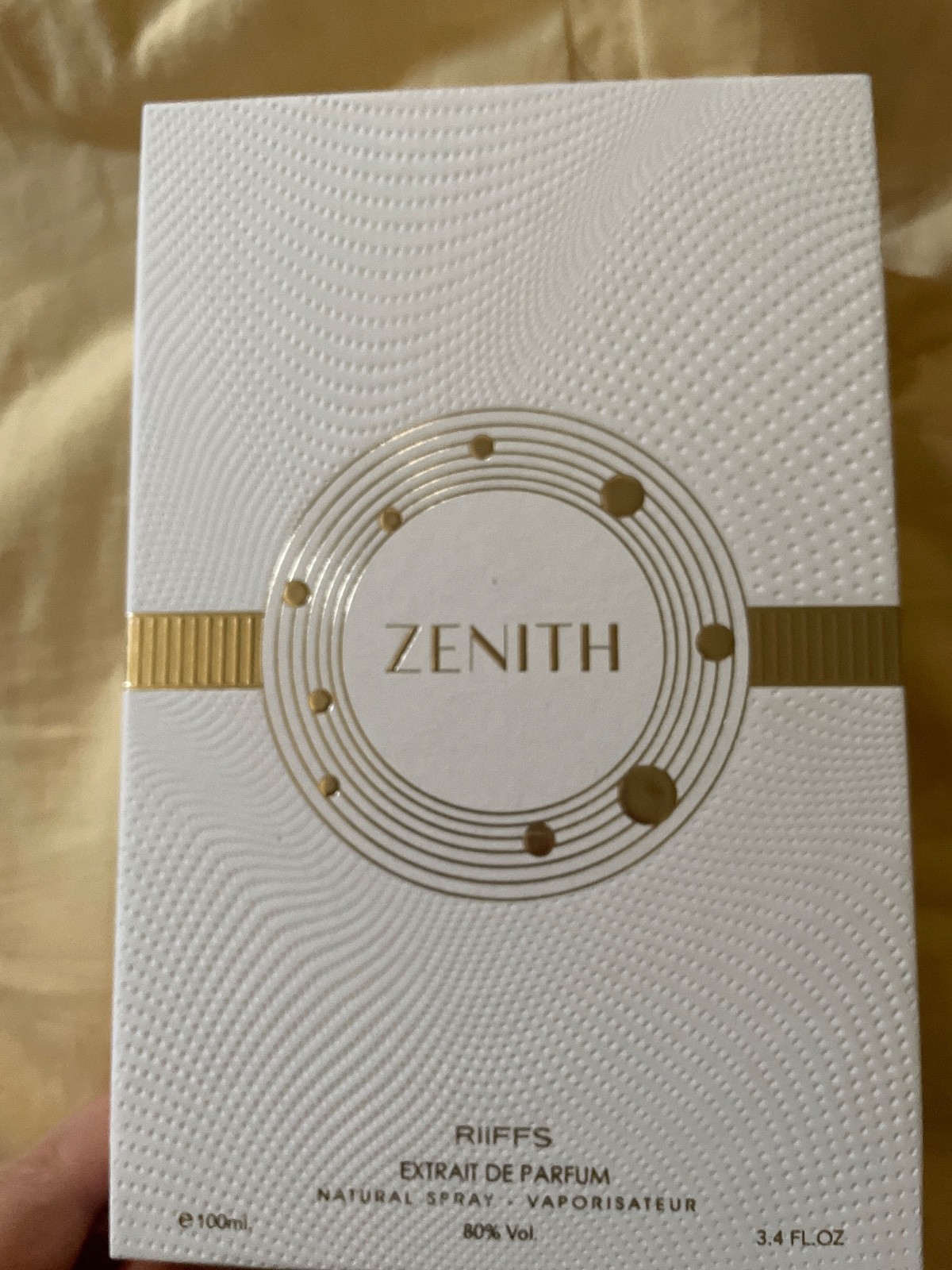 RIIFFS ZENITH 3.4 FL OZ / 100 ML EXTRAIT DE PARFUM SPRAY – NEW ITEM