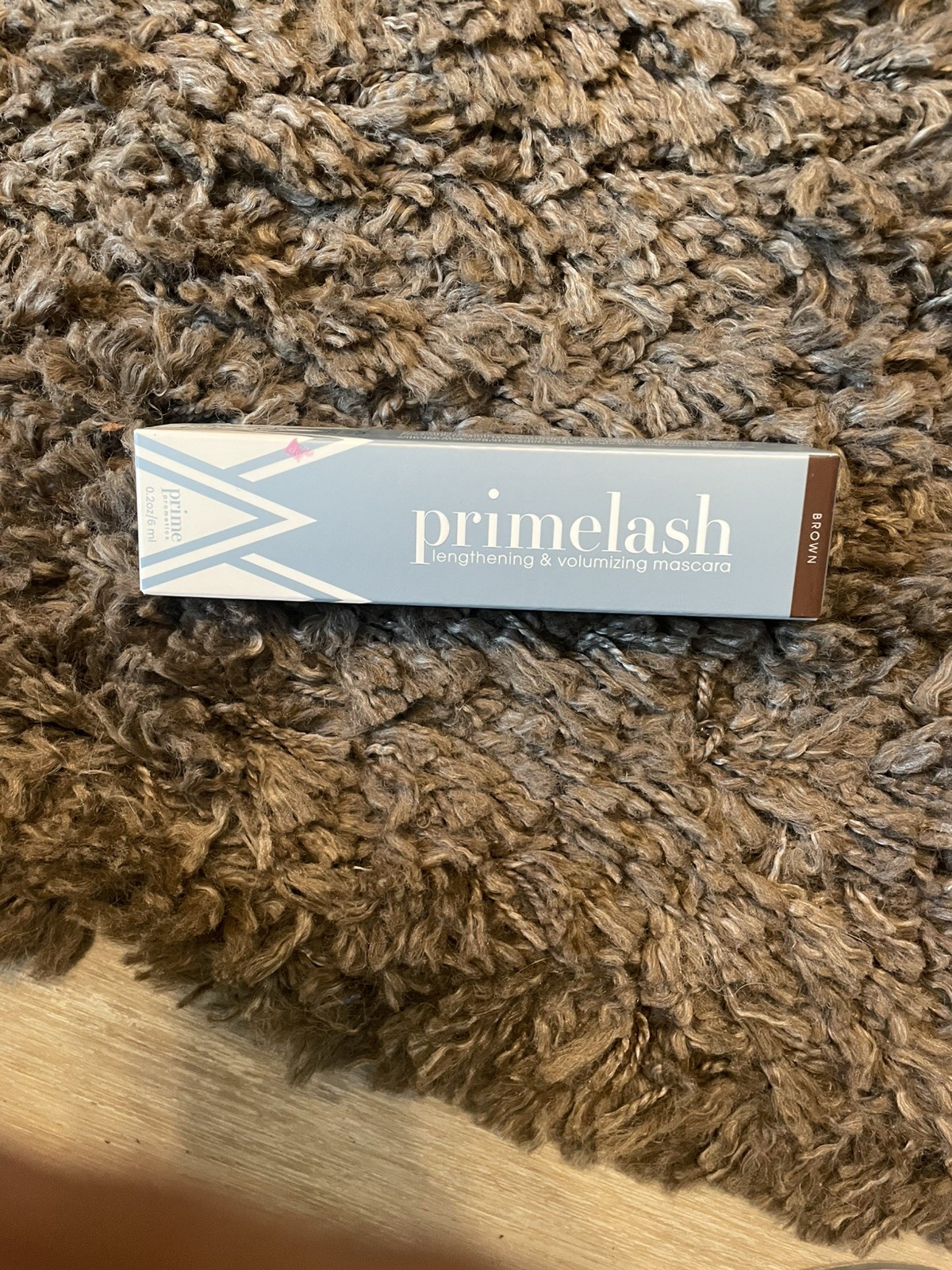 Prime Prometics PrimeLash Mascara Brown Lengthening Volumizing NEW NIB