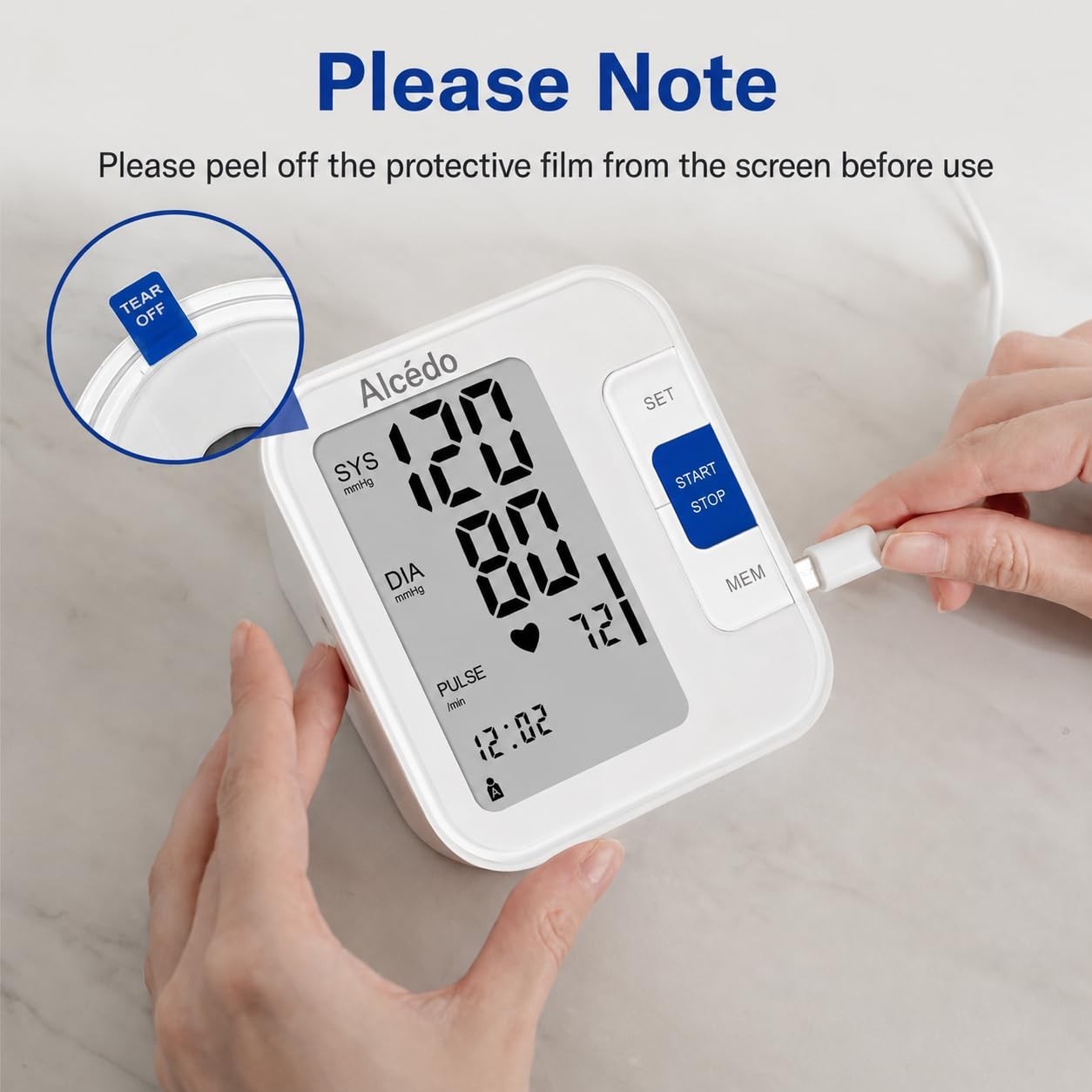 Automatic Digital Blood Pressure Monitor, Large Cuff, LCD Screen, Talking Functi