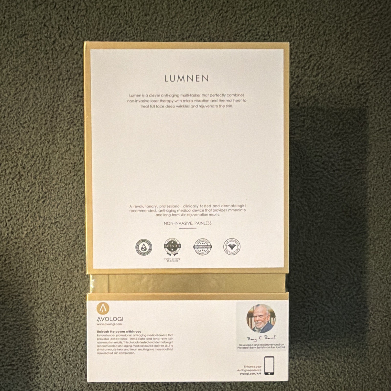 Avoligi LUMNEN Laser Skin Rejuvenation Wrinkle Therapy Device for Face Neck