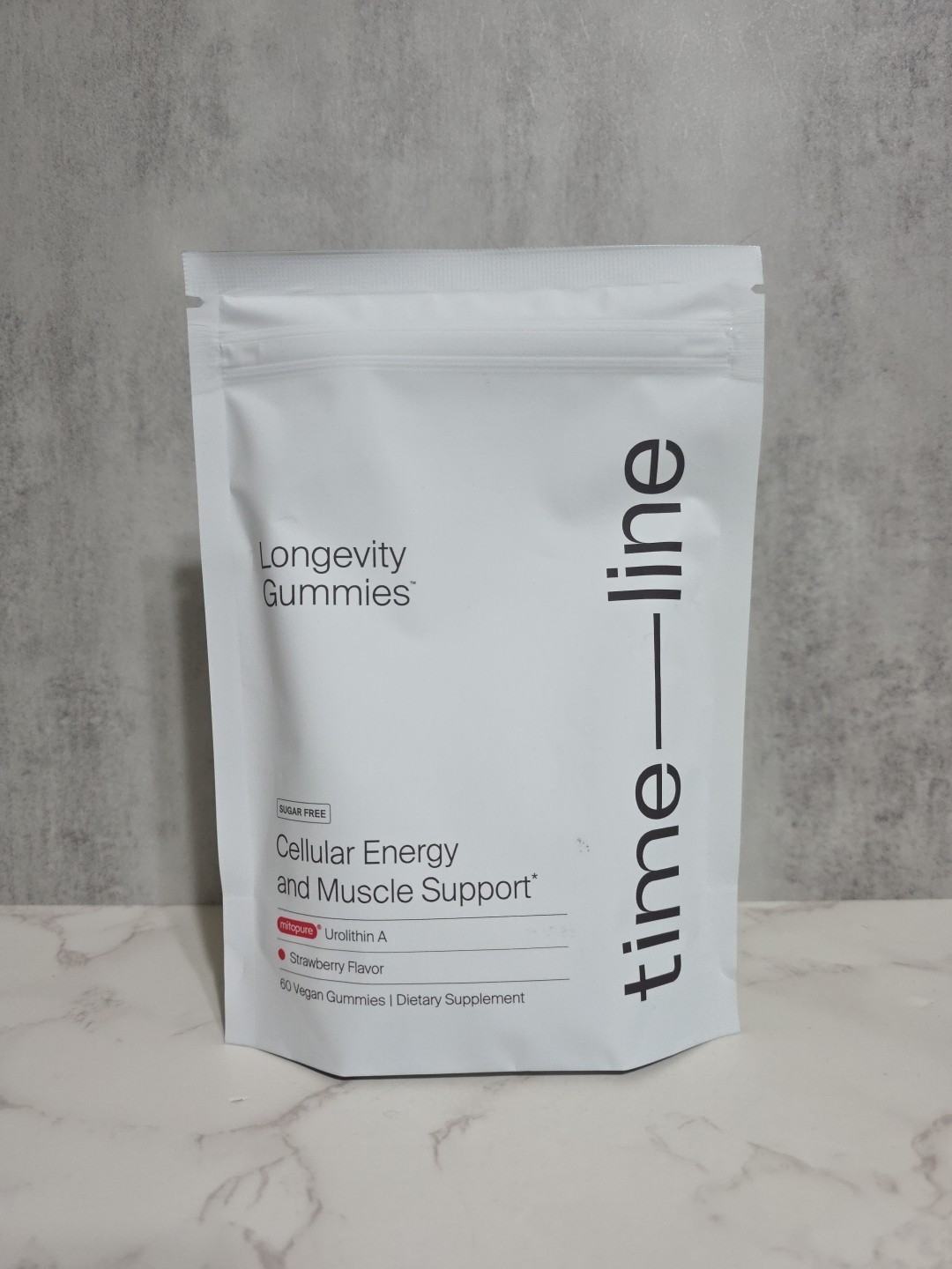 Timeline Mitopure Urolithin A Mitopure Gummies Longevity Gummies Strawberry 60ct