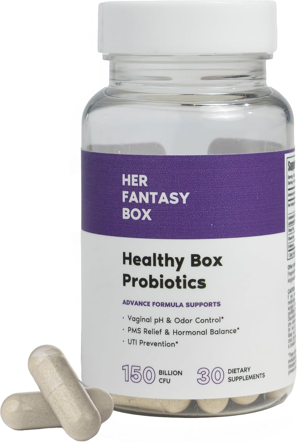 Her Fantasy Box|Healthy Box |Vaginal Probiotics for Women – Prebiotics +Advanced