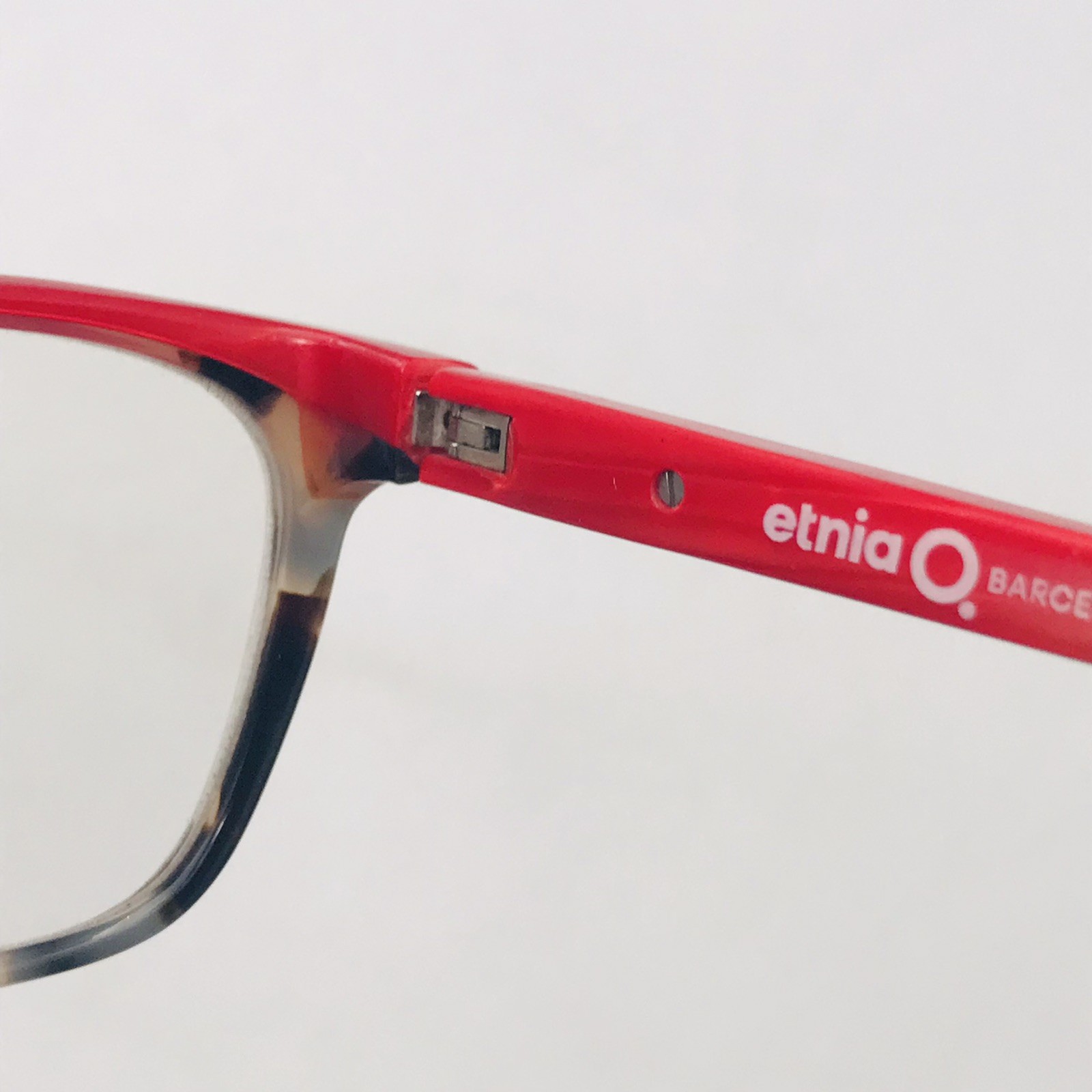 ETNIA O Barcelona Eyeglasses Nimes 15 HVRD 152-16-135 Red & Brown Tortoise Spain
