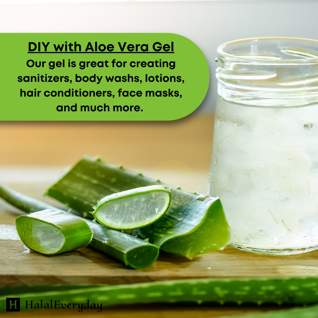 100% Pure Aloe Vera Gel – Organic Skin Care Soothing Moisturizing Cosmetic Grade