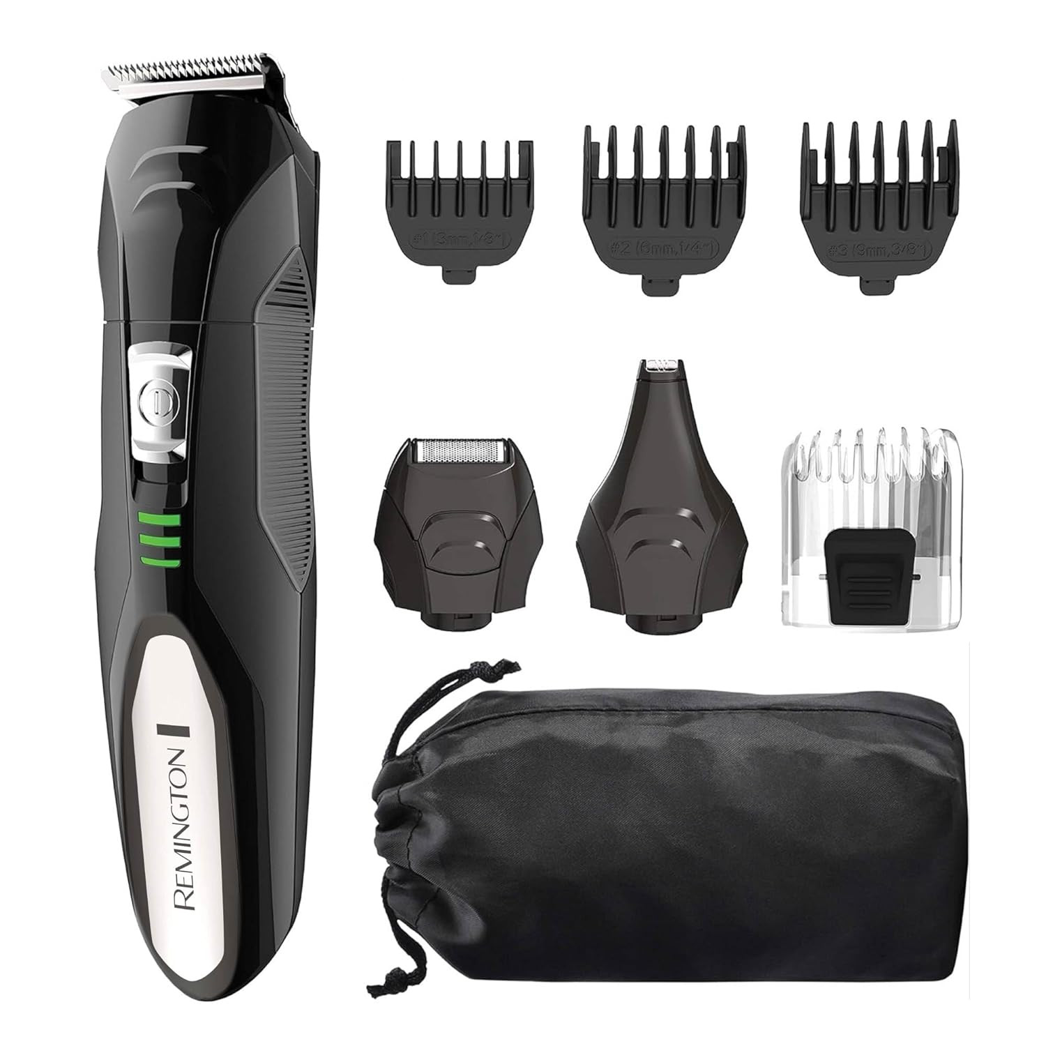 Remington All-In-One Grooming Kit, Lithium Powered, 8 Piece Set with Trimmer, Me
