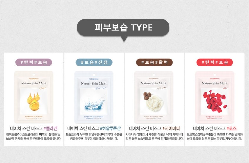 FOOD A HOLIC Nature Skin Mask Pack 23ml Royal Jelly 10EA Korean Seller