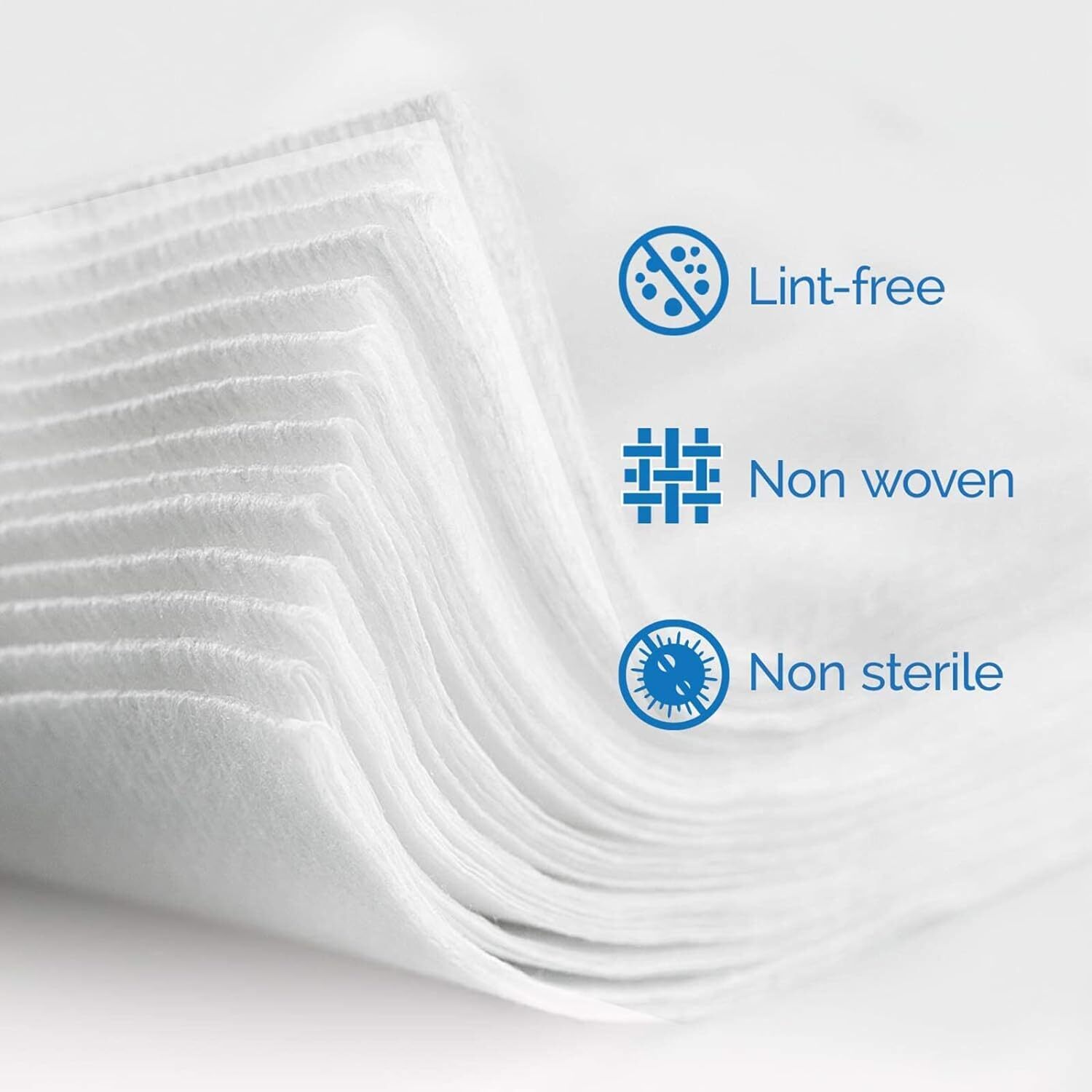 200/Bag JMU Dental 4-Ply Non-Woven Sponges Gauze Pads Non-Sterile Size 4″ x 4″