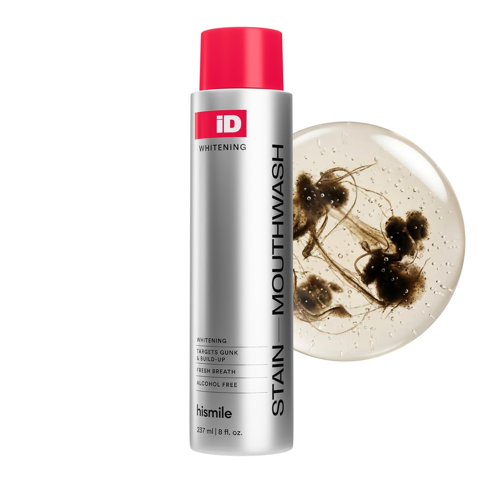 iD Stain Whitening Mouthwash Gunk Removing Mouthwash for Fresh Breath Hydrogen*/