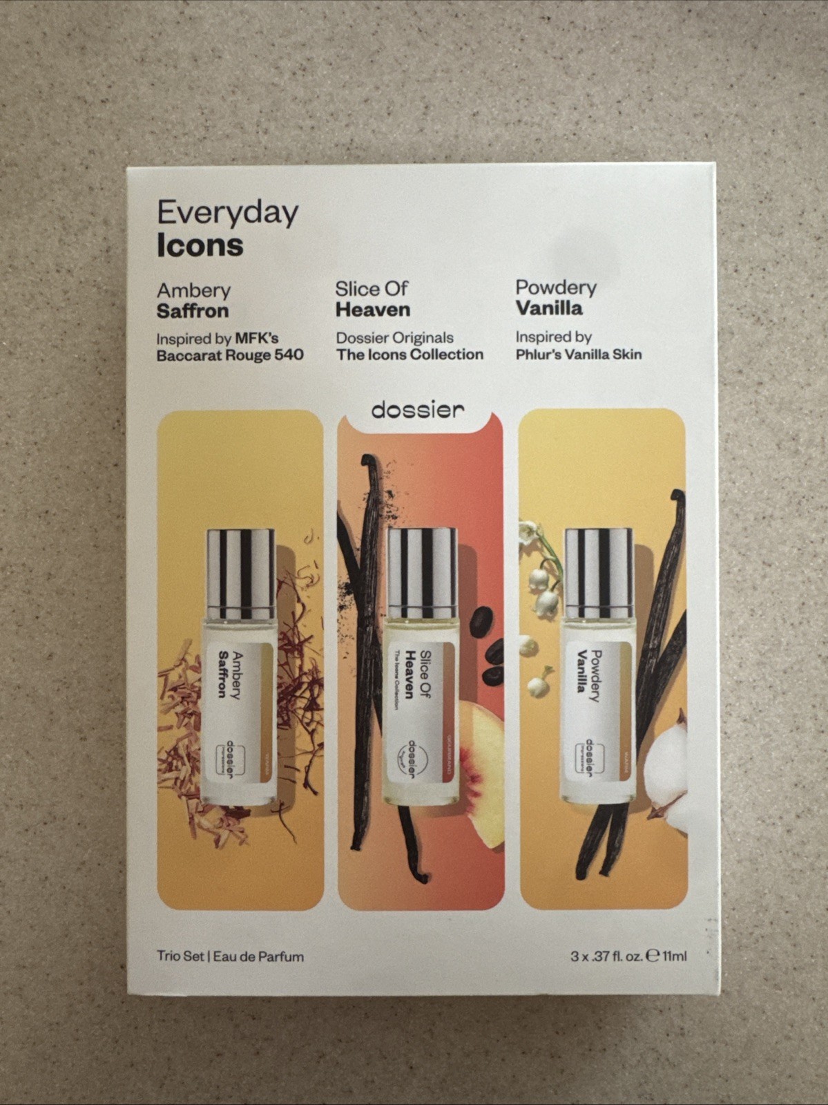 Dossier Everyday Icons Perfume Trio Set