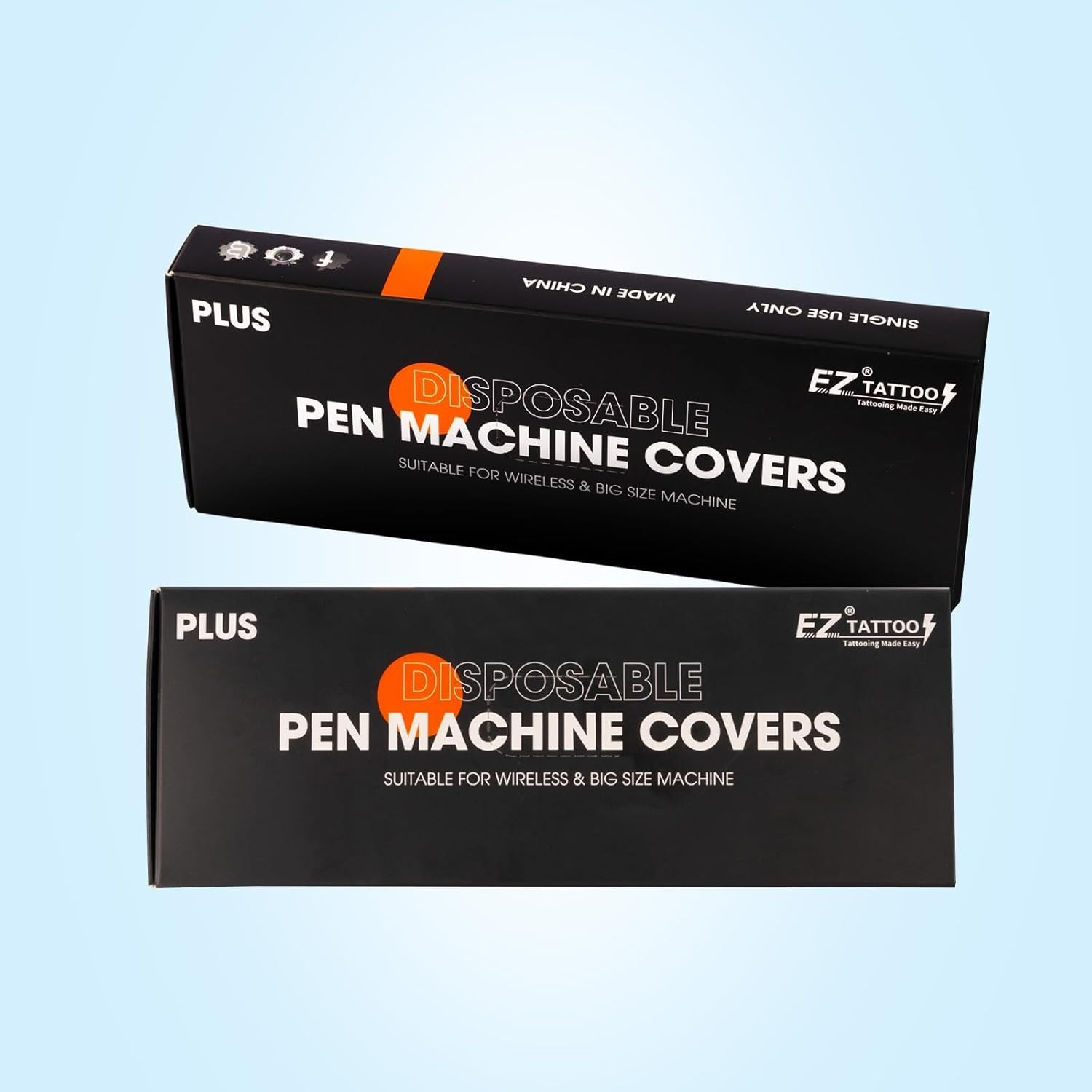 200 Disposable Tattoo Sleeves for Pen Machines – 2.4in x 7in Pre-Punched Design