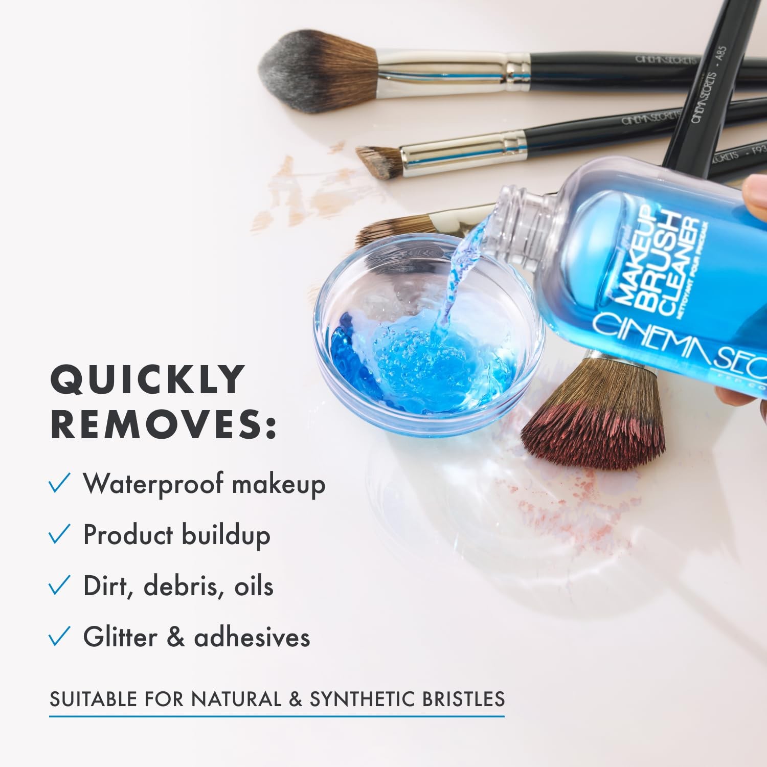 Cinema Secrets Original Blue Vanilla Makeup Brush 4 Fl Oz (Pack of 1),
