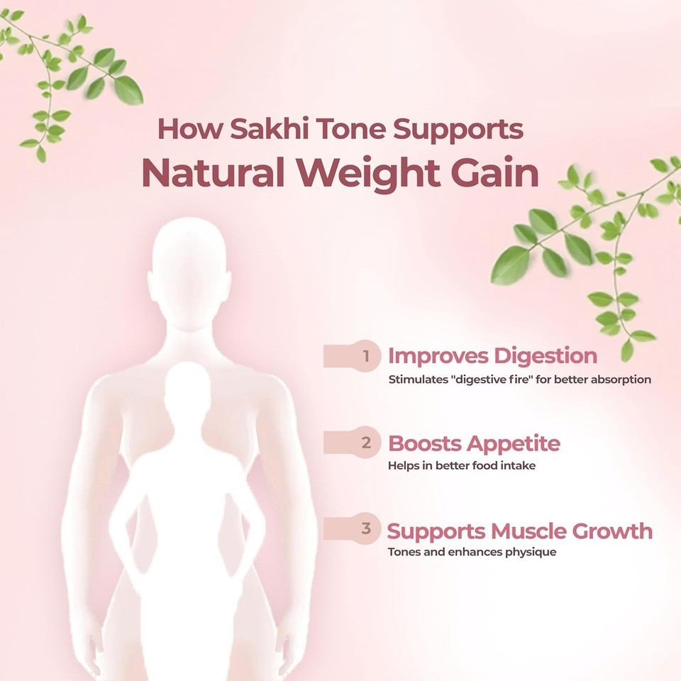 Sakhi Tone Ayurvedic Weight Gainer Paste for Women Natural Wellness 500g