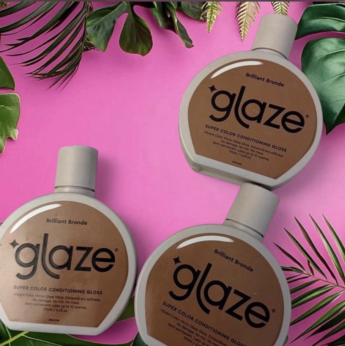 Glaze Brilliant Bronde 3 pieces Semi-Permanent Conditioning Gloss Vega 6.4 fl oz