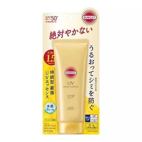 Kose Suncut Gold Perfect UV Essence 80g/120g SPF 50+ PA++++ US Seller
