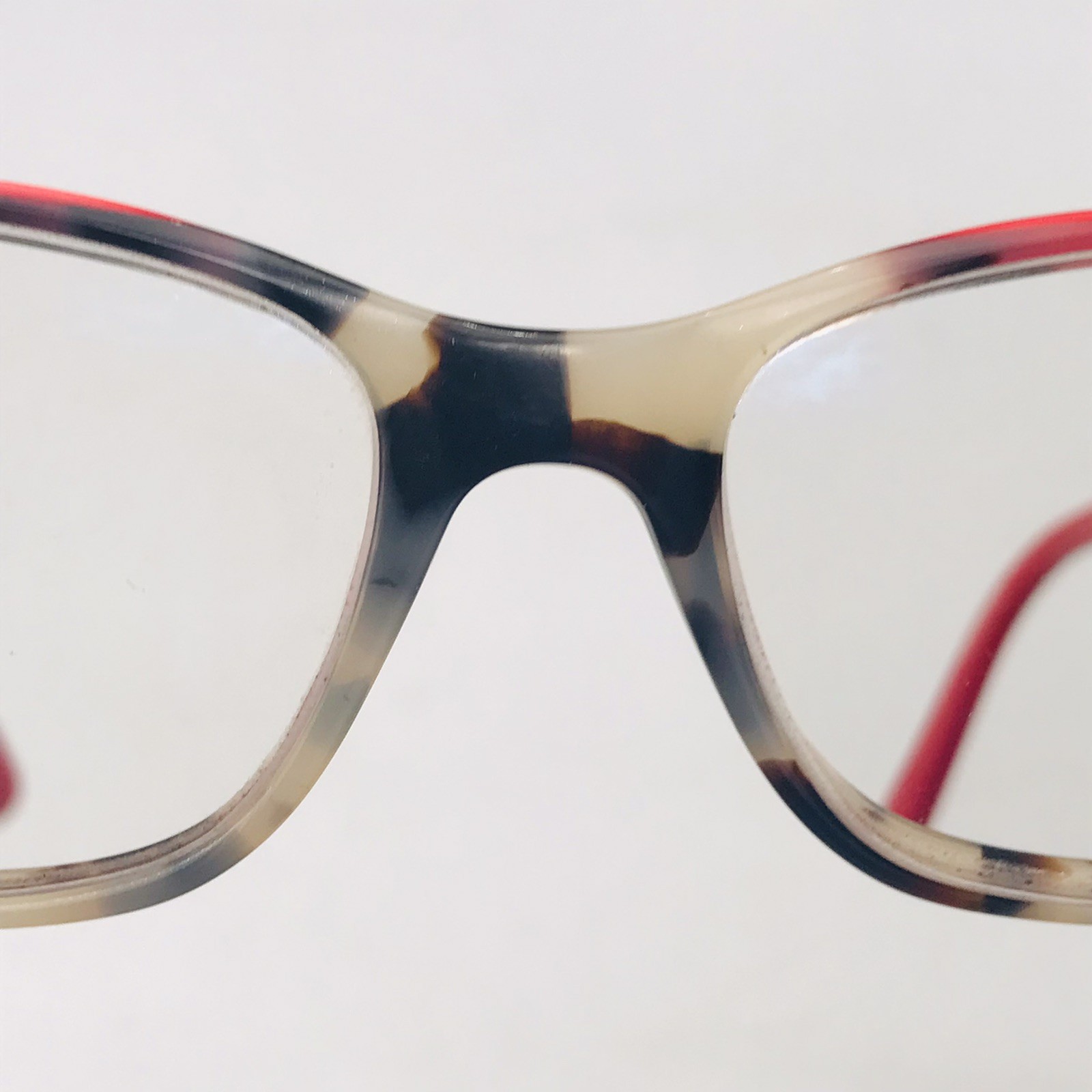 ETNIA O Barcelona Eyeglasses Nimes 15 HVRD 152-16-135 Red & Brown Tortoise Spain
