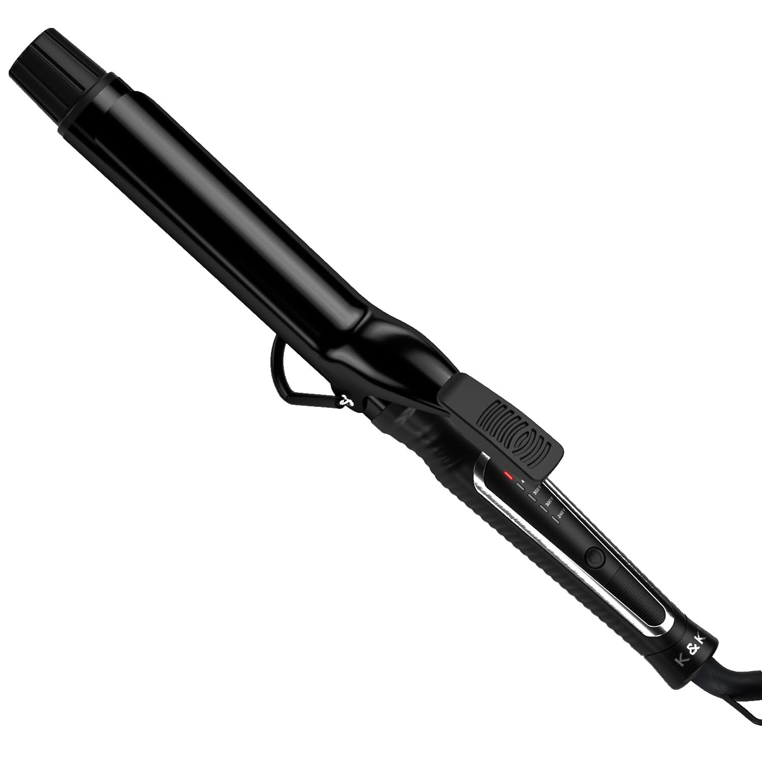 1 1/4 Inch Curling Iron with clamp Hair Curler Ceramic Coating 7INCH Long Barrel