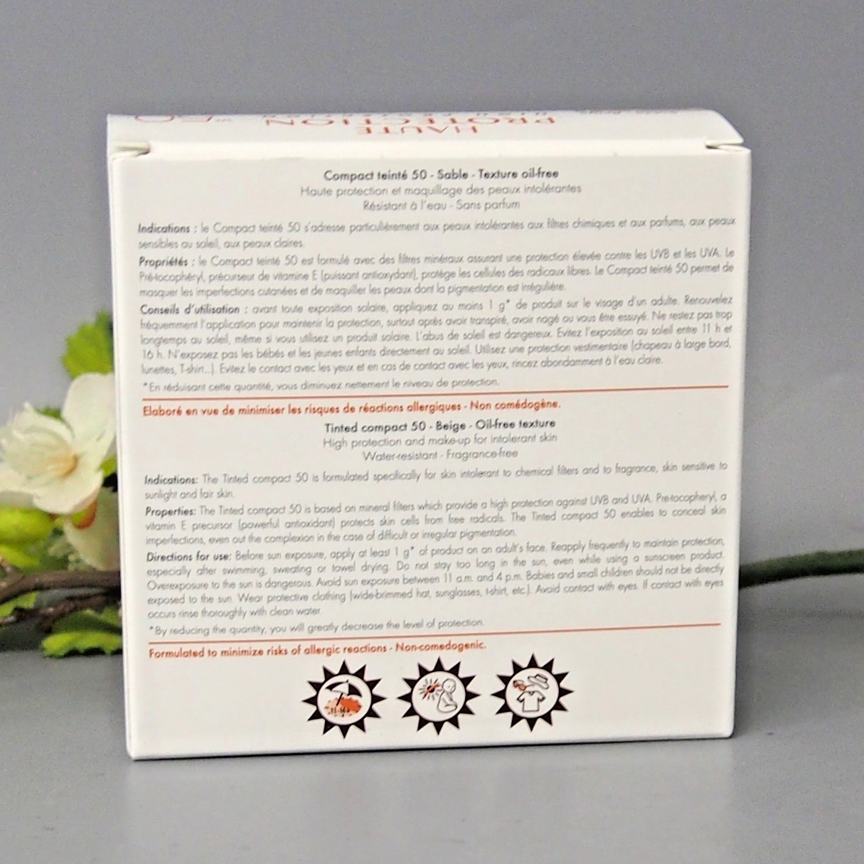 Avene High Protection Tinted Compact SPF 50 Sand Sable Beige 10g exp 01/28