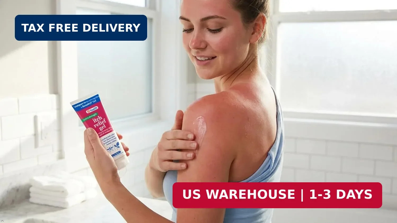 A+Health Extra Strength Itch Relief Gel, 2% Diphenhydramine HCl, 4 fl oz, Relief