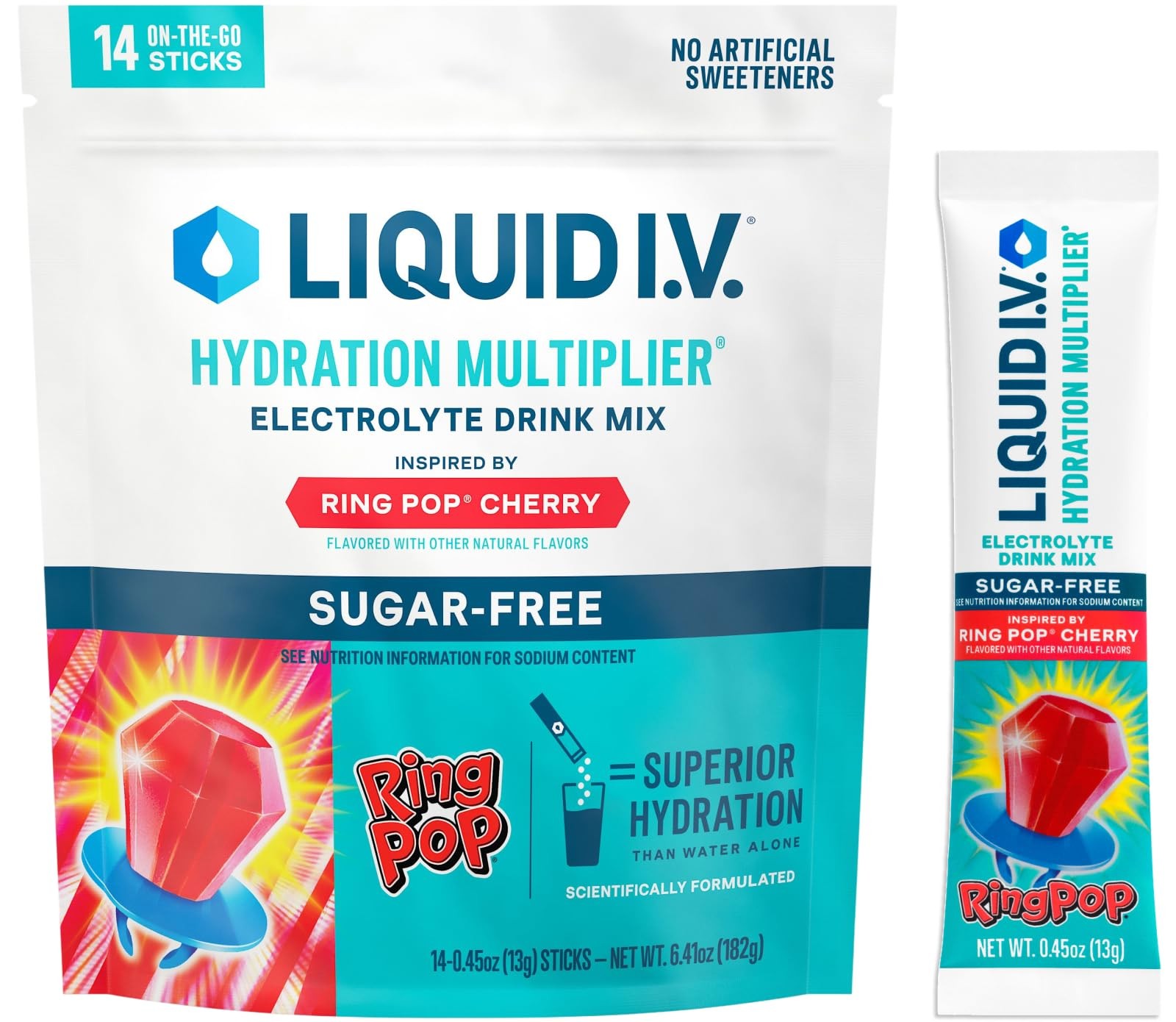Liquid I.V. Hydration – Pop Powder Drink Mix 1 Pack 14 Servings