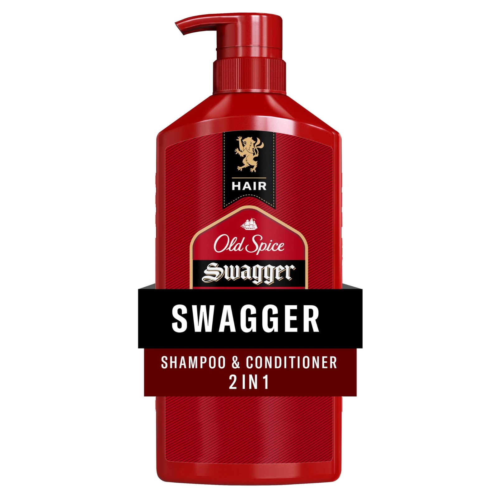 Mens 2 in 1 Shampoo and Conditioner Swagger Cedarwood Lime Scent 21.9 fl oz