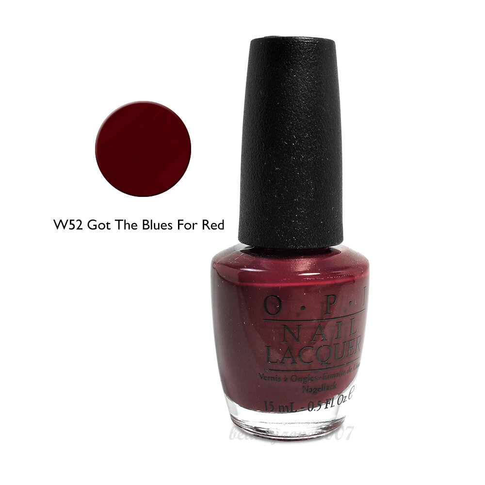 OPI Nail Polish W52 Got the Blues for Red 0.5oz