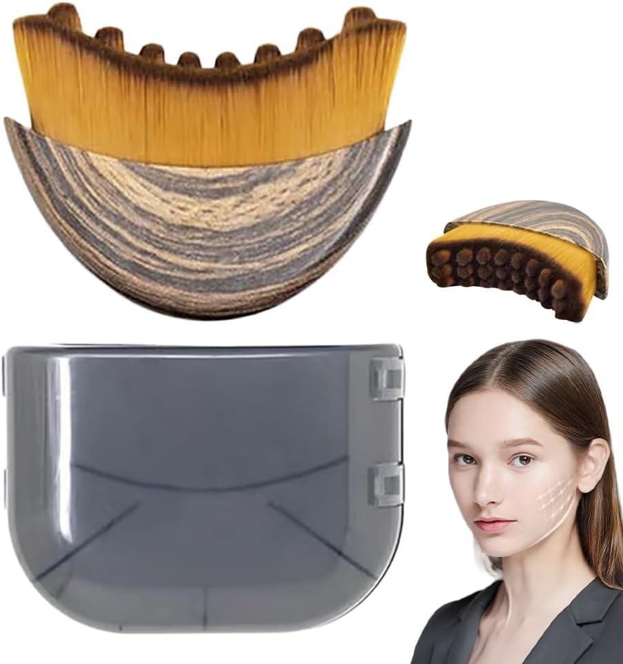 Lymphatic Contour Face Brush Lymphatic Drainage Reduce Puffiness Relief Fatigue