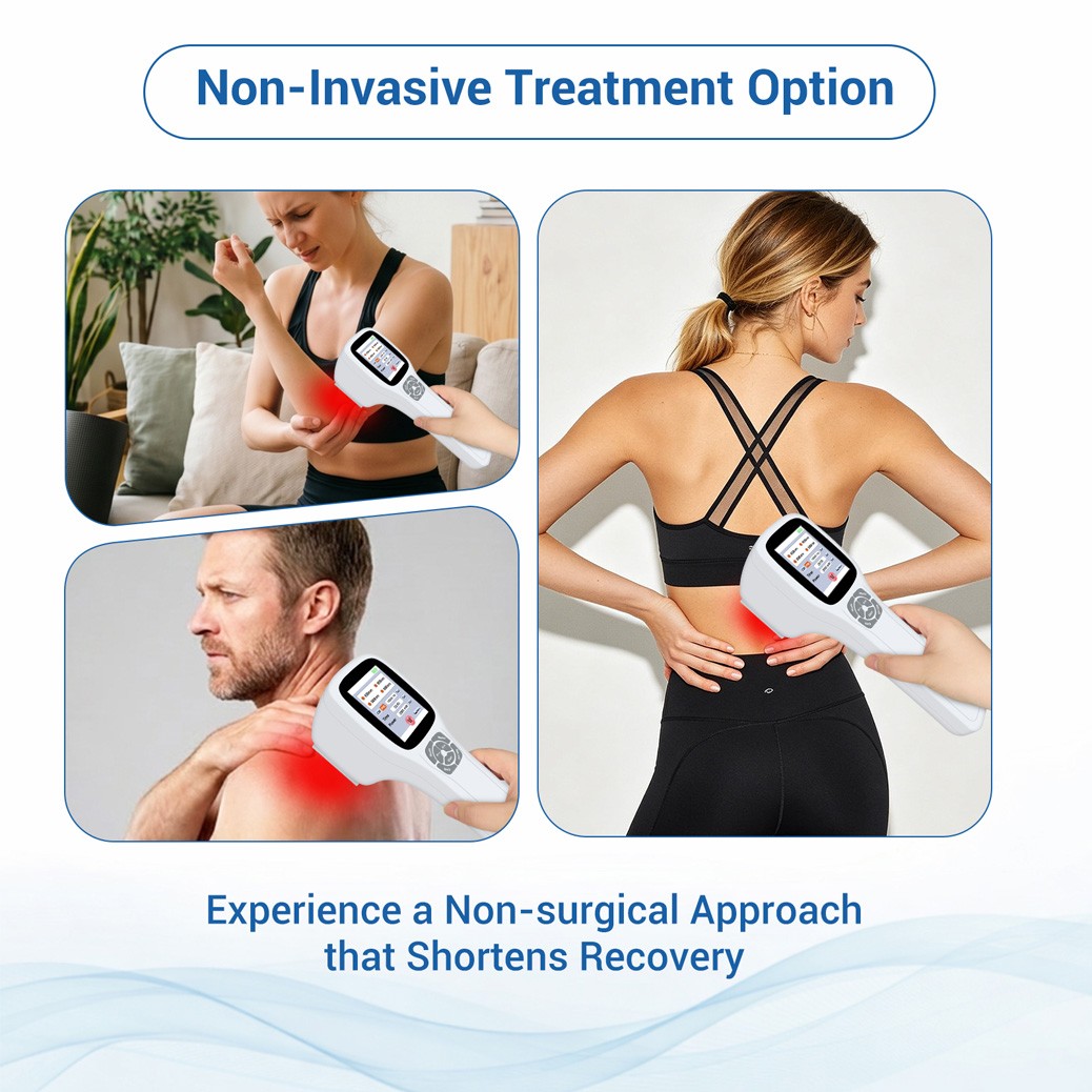 2.5W Red Light Therapy Cold Laser LLLT Device 25Diodes for Arthritis Muscle Pain