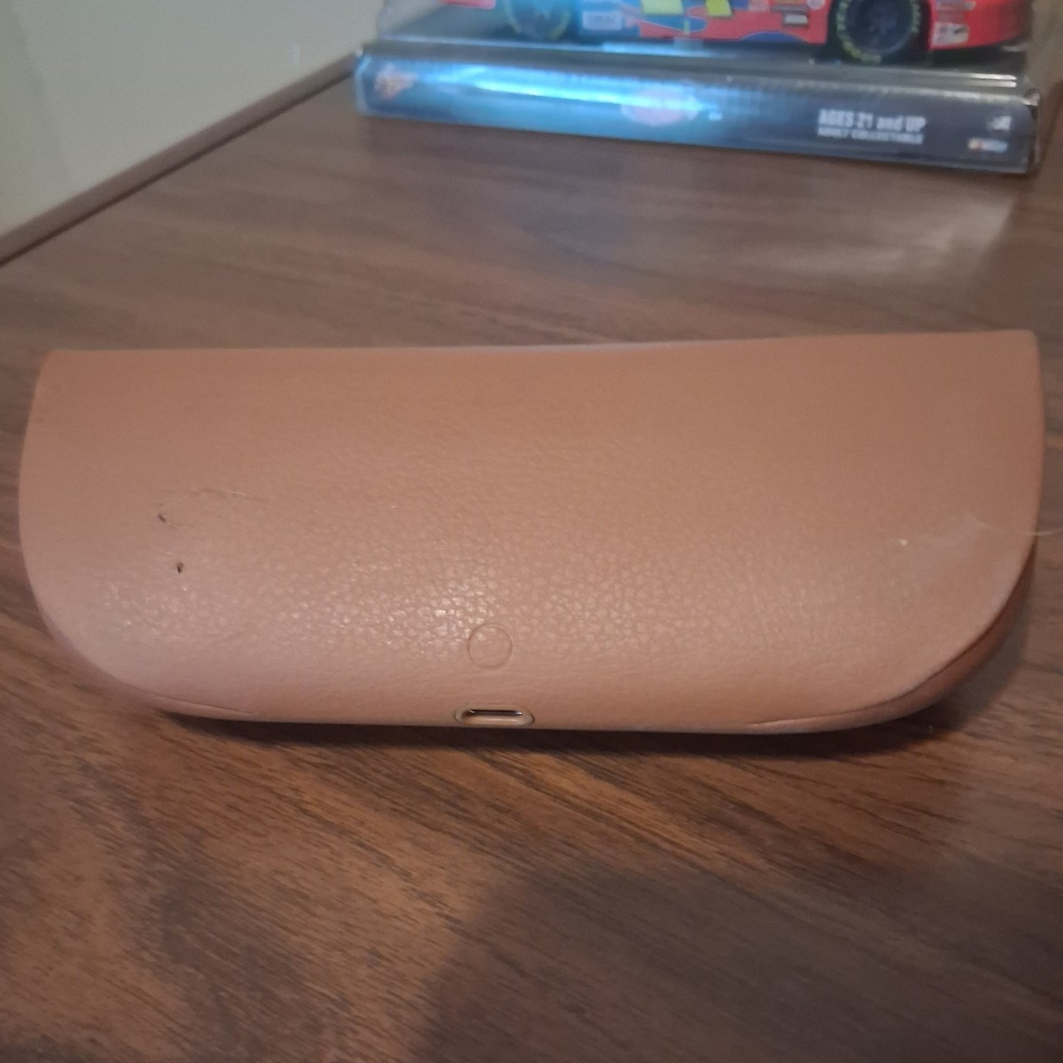 Ray-Ban Brown Hard Case and charger for AI Smartglasses
