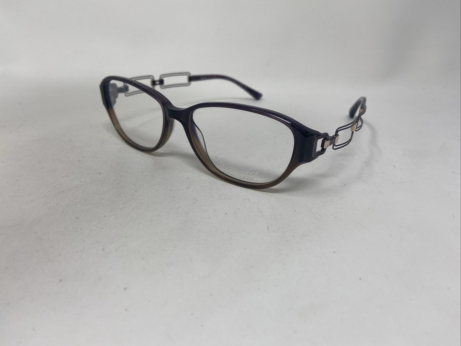 LINE ART CHARMANT XL 2033 VO 53/15/135 PURPLE BROWN EYEGLASSES FRAME :R68