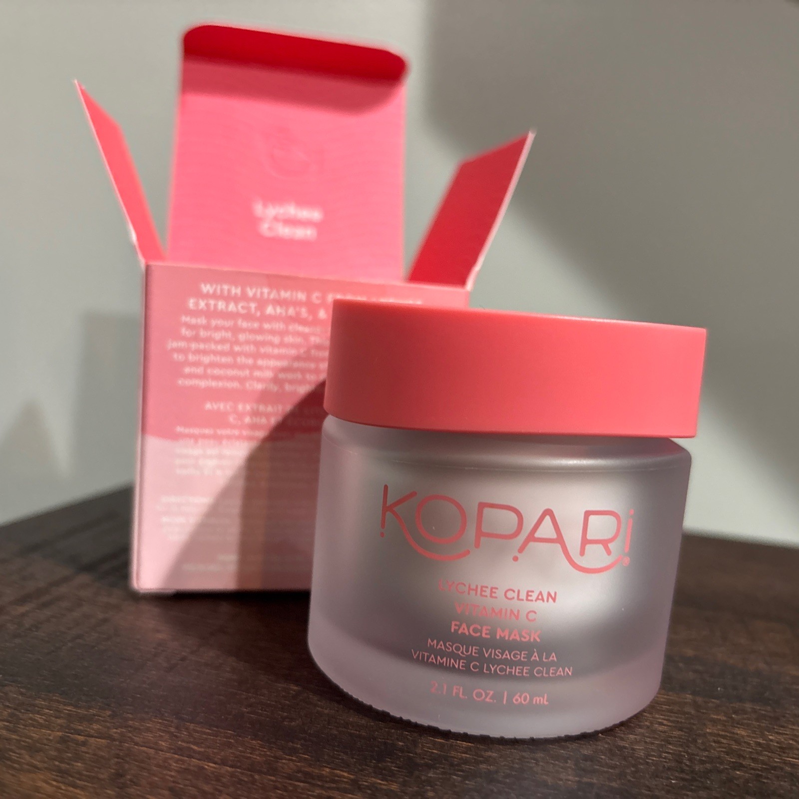 Kopari Lychee Clean Vitamin C Face Mask