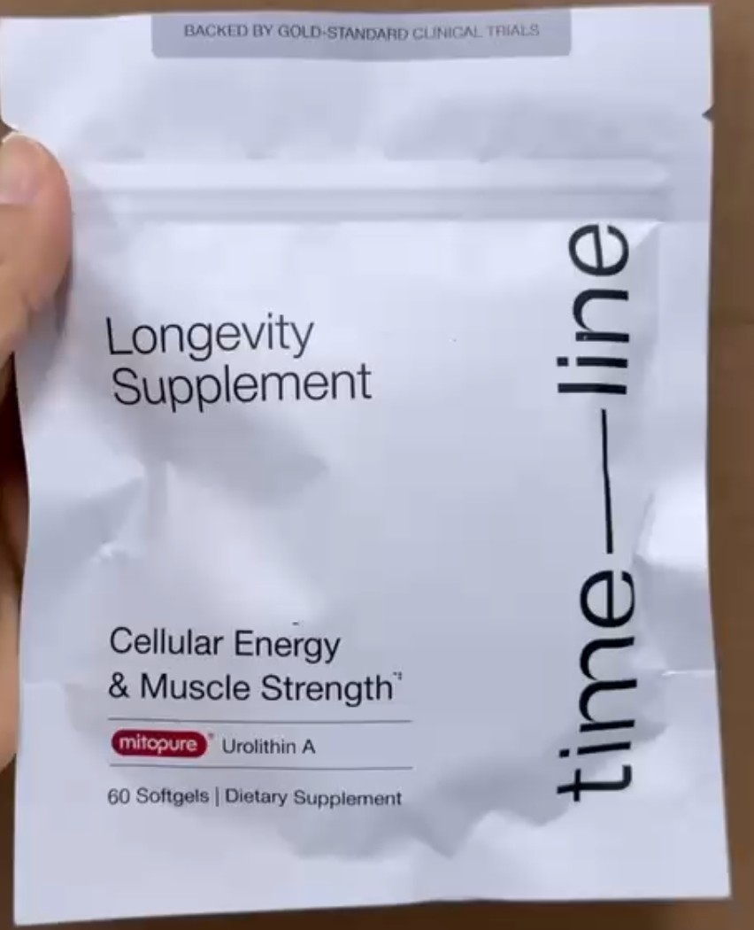 Time-Line Longevity Supplement Mitopure Urolithin A 60 Softgels 03/28