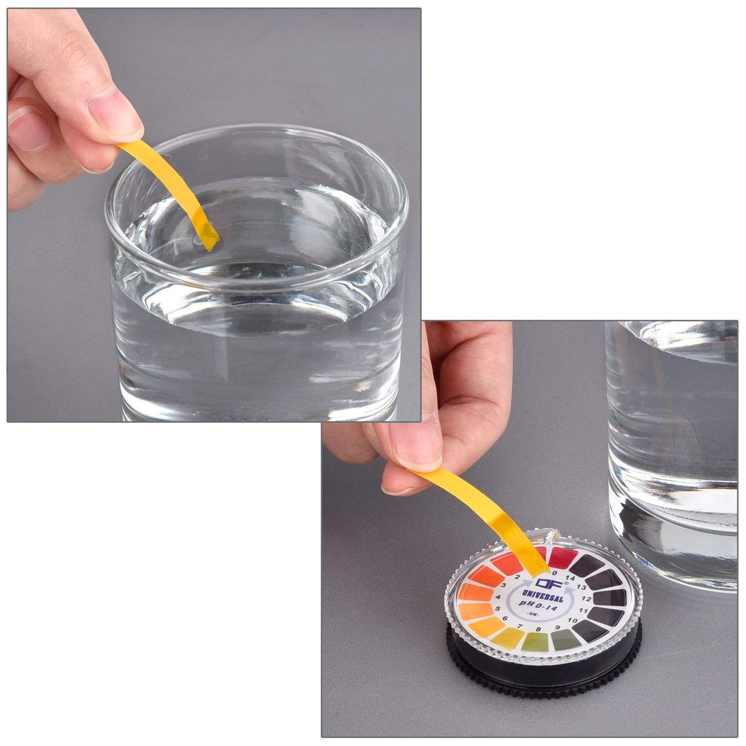 Universal Ph Test Strips Roll, Full Range 0-14, 100 Strips, Ph Test Paper
